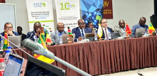 KenTrade CEO Mr Amos Wangora(third left) chairs the Africa Alliance of E-commerce General Assembly held in Dakar,Senegal.