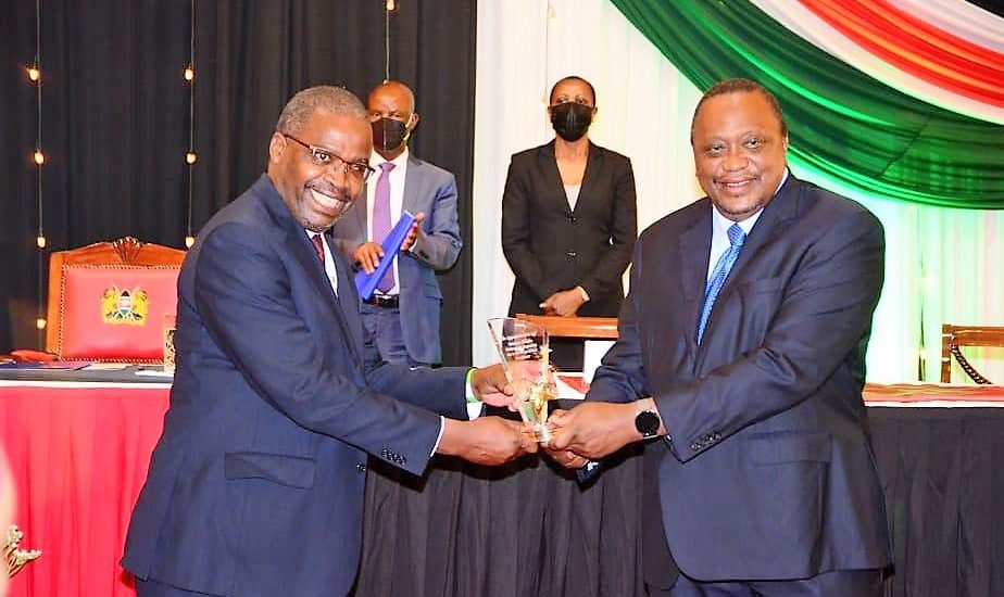 KRA honors KenTrade with recognition award.